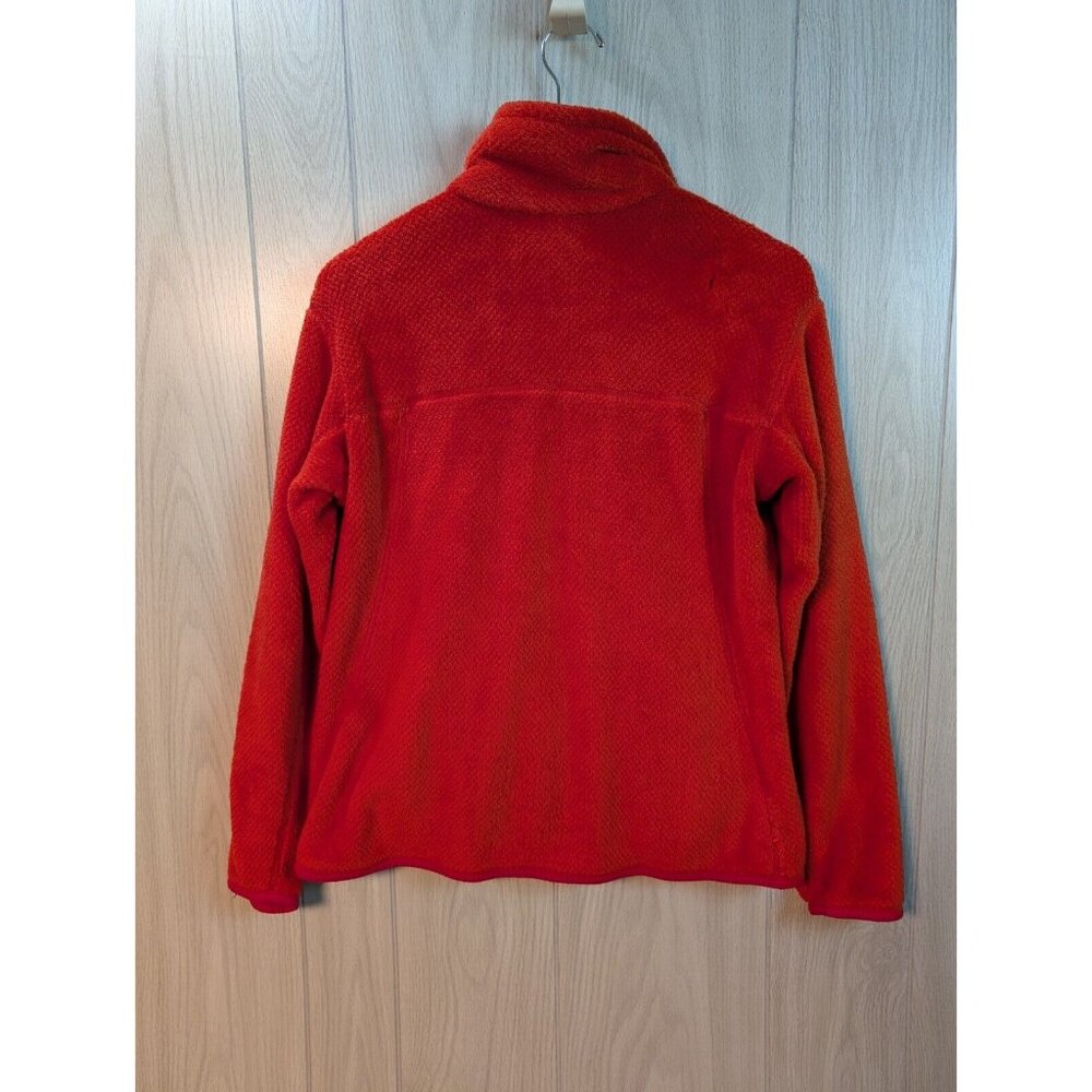 Patagonia Sweater Womens Re-Tool Snap- T Fleece Pullover Red Flaw - Picture 4 of 8